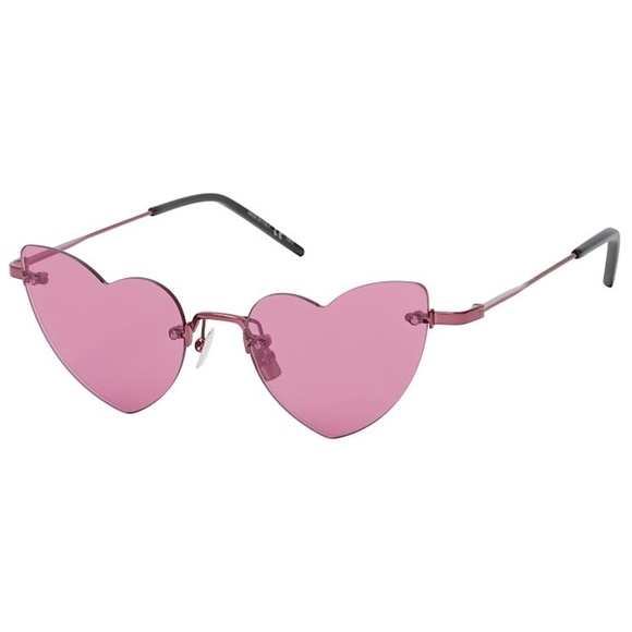 Saint Laurent Accessories - Saint Laurent SL254 Lou Lou (004) Pink Sunglasses